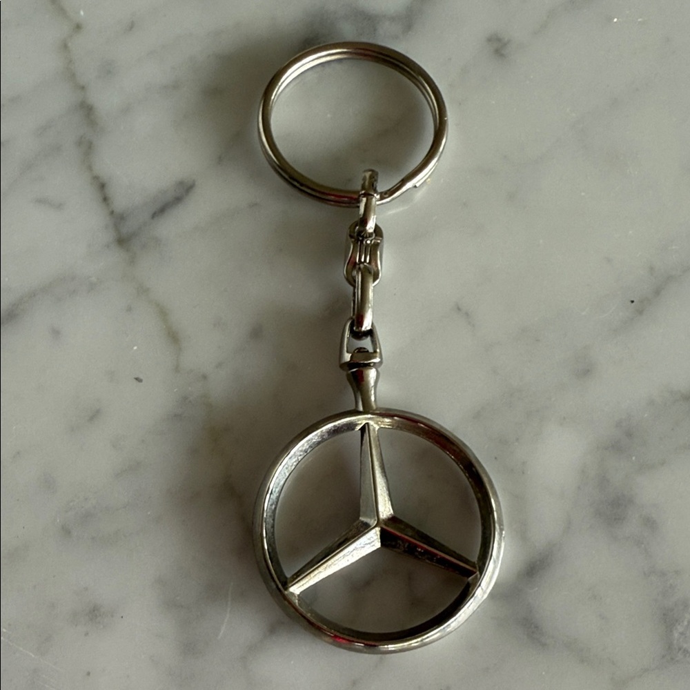 Mercedes Benz Silver Tone Key Holder